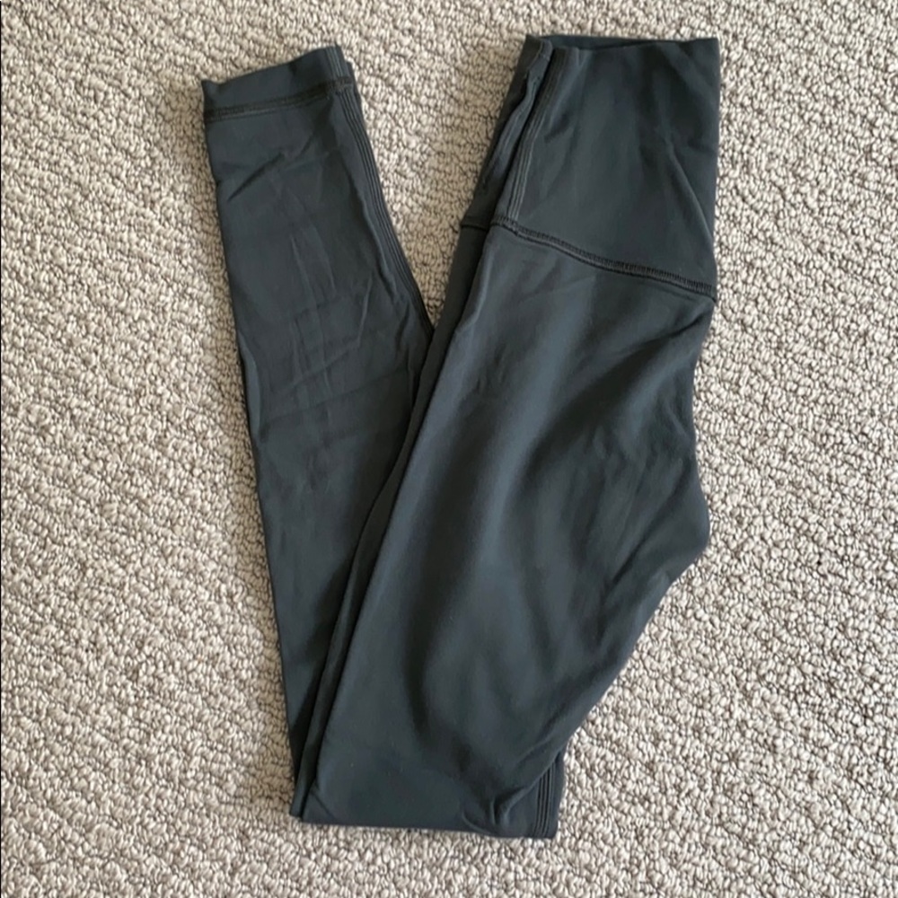 lululemon blue grey align leggings